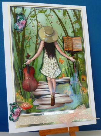 Female Birthday Card or Special Occasion by Anne Ray