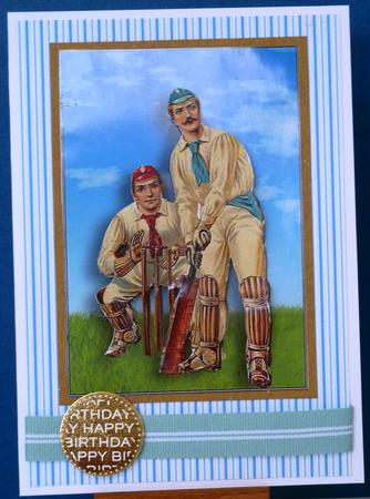 Male Cards x 2 by Anne Ray