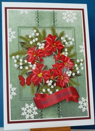 Beautiful Holly Wreath by Anne Ray