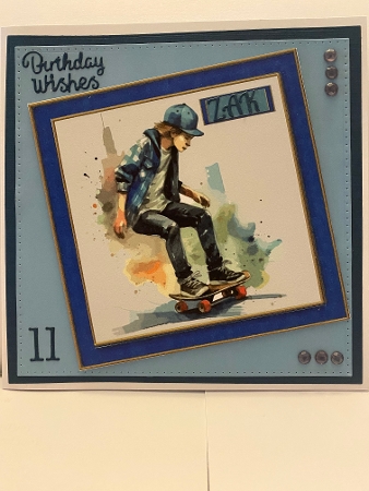 topper 7 x 7 , plus tags and gift tags by Anne Sales