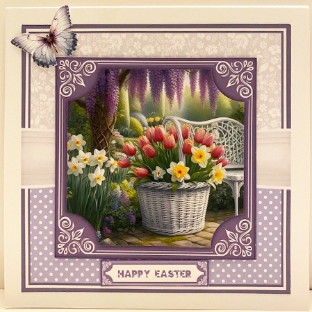 6x6 & 5x7 - SPRING BASKET by Anne Sales