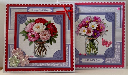 MASON JAR FLOWERS set 1 by Anne Sales