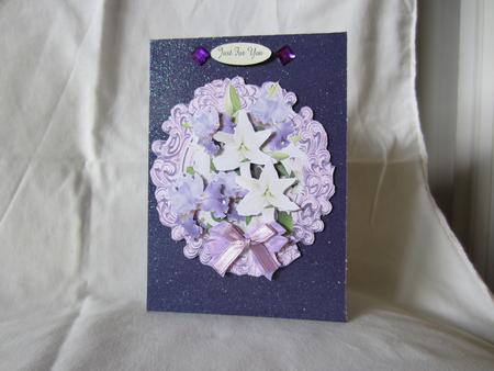 Lillies and Iris Multi Sentiment Card by Anne Taft