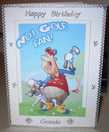 Crazy Golfer by Annemarie Campbell