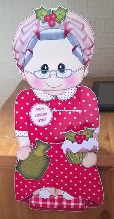 3D on the Shelf Card Kit - Christmas Beddy Ready Mrs Claus Featured Gallery Photo