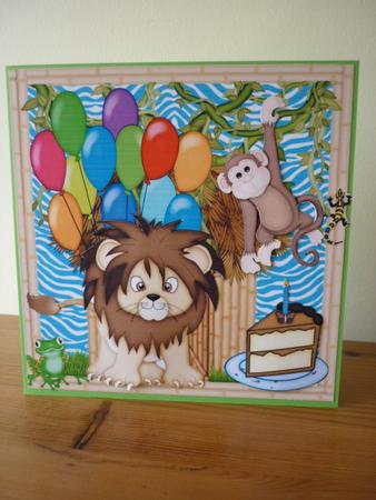 Birthday Jungle 4 by Annette Purkis