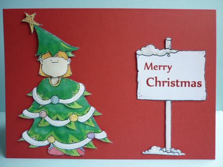 Christmas Tree Doodles by Annette Purkis