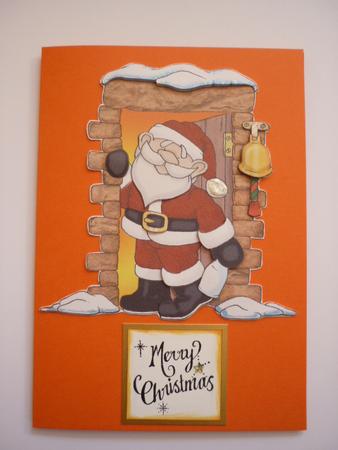 Good Morning Santa Doodles Large Image by Annette Purkis