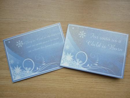Christmas Verses Notecards by Annette Purkis