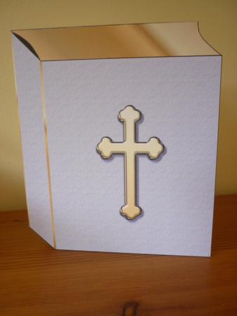 Blue Bible Shaped Card by Annette Purkis
