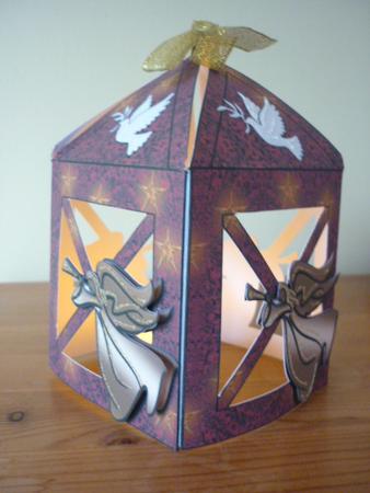 Trumpet Angel Lantern Card & Envelope Featured Gallery Photo