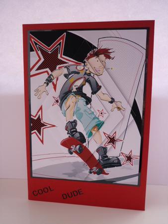 Skater Dude A4. by Annette Purkis