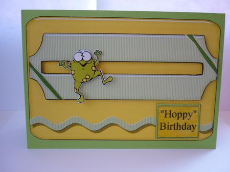 Hoppy Birthday Frog by Annette Purkis