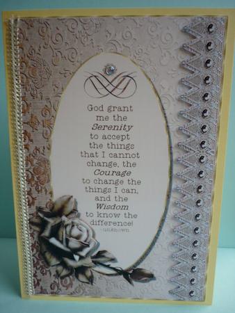 God Grant -  Card Topper by Annette Purkis