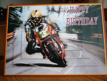Joey Dunlop Tt Racer by Annette Purkis