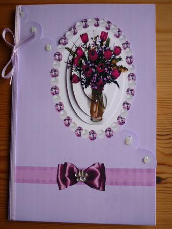 Cut Fold and Create Pearls and Lilac Amethyst Encrusted Tul by Annette Purkis