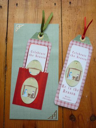 Tag Bookmark Nativity by Annette Purkis