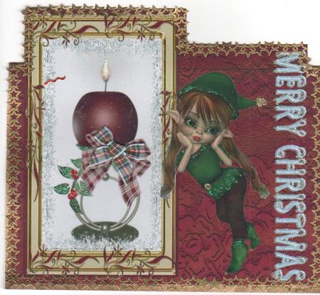 Candle & Pixie Card by Annette Shreeve