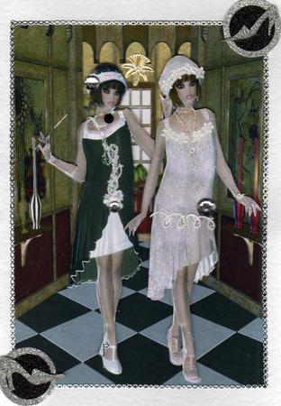 Art Deco Friends by Annette Shreeve