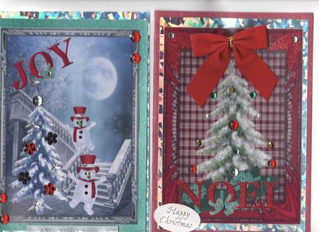 Xmas Card Fronts by Annette Shreeve