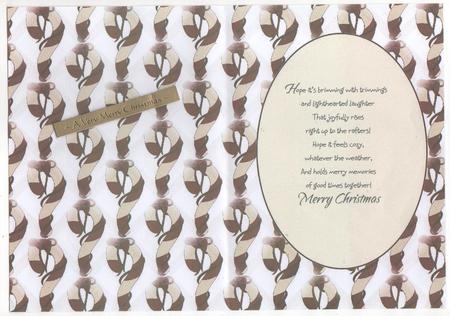 Candy Cane Christmas Insert by Annette Shreeve
