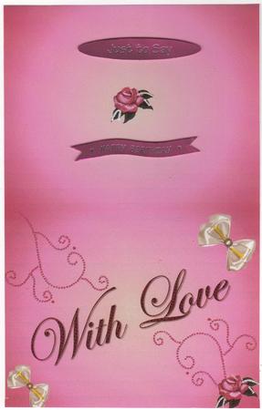 Pink Rose Trio Insert by Annette Shreeve