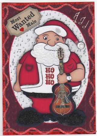 Most Wanted Male Santa by Annette Shreeve