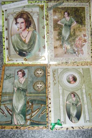 Art Deco Lady Elise Kit Green by Annette Shreeve