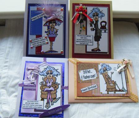 Four Stella Toppers by Annette Shreeve