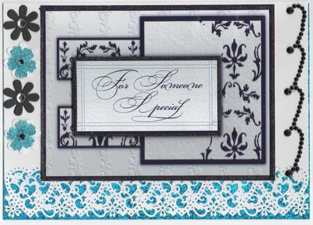 Black and Cream Collection Birthday by Annette Shreeve