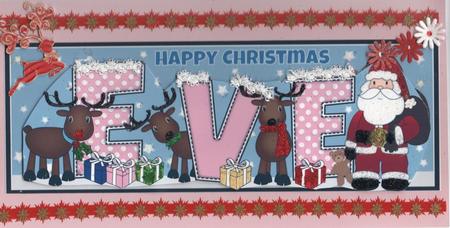 Santa and His Reindeers Eve Large Dl by Annette Shreeve