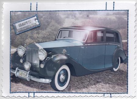 Vintage Art Deco Car (blue) Featured Gallery Photo
