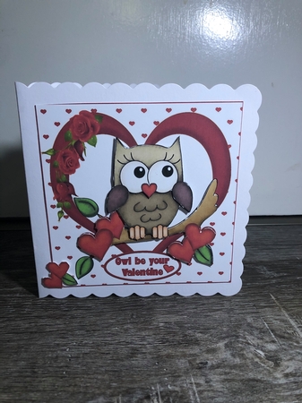 Owl be your Valentine by Annette Wilkinson