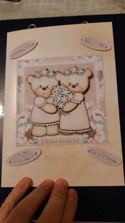 Teddy Brides Mini Kit. Same Sex Wedding/Civil Partnership by Annette Wilkinson