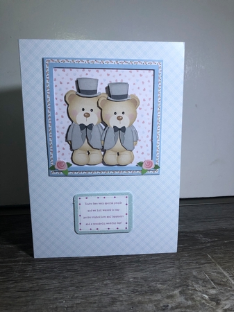WEDDING TEDDIES MALE by Annette Wilkinson