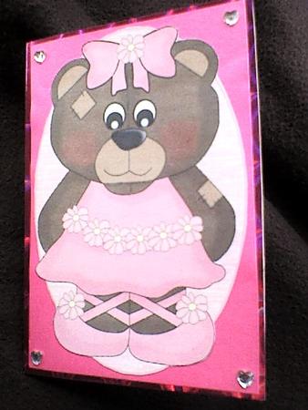 Ballerina Bear Topper Sheet by Annette Crossley