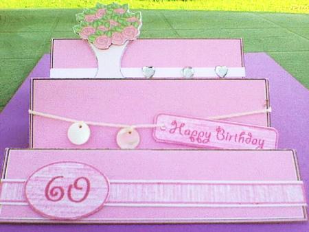 Bunch of Flowers Stepper Card by Annette Crossley