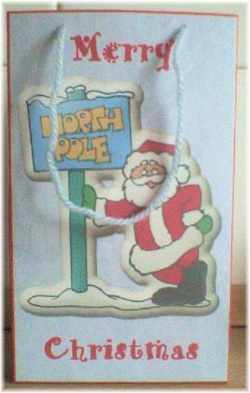 At the North Pole Gift Bag by Annette Crossley