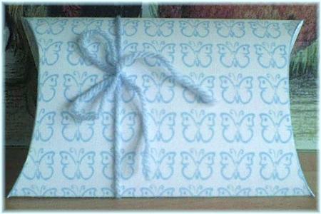 Butterfly Favour Pillow Box (2) by Annette Crossley