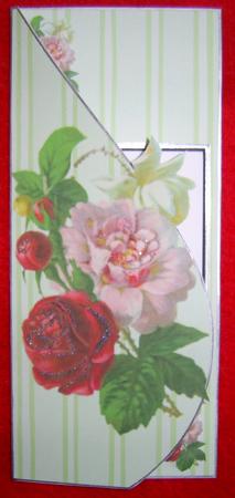 Vintage Roses Tear Drop by Annmarie Spriggs