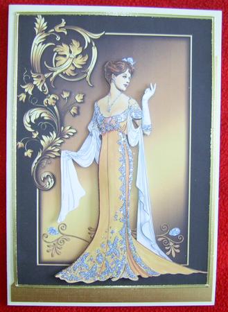 Vintage Card Front by Annmarie Spriggs