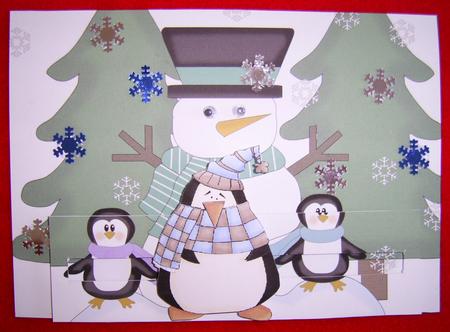 Perry Penguin Penny Slider by Annmarie Spriggs