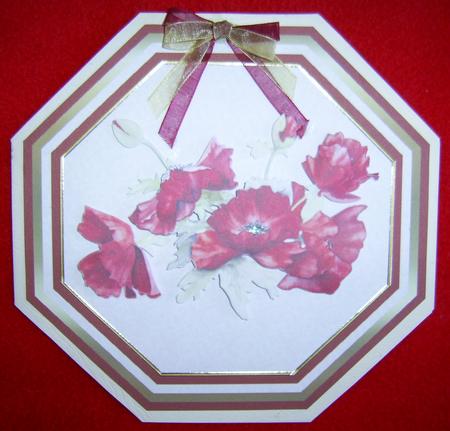 Poppies to Remember Plate by Annmarie Spriggs