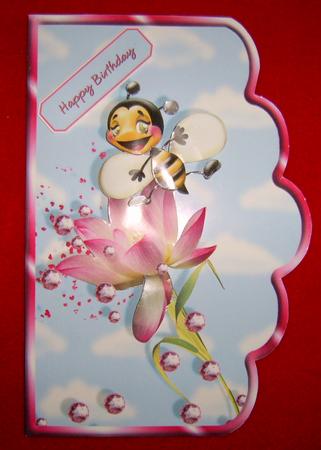 For My Honey Scallope Edge Curve Card by Annmarie Spriggs