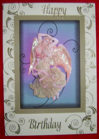 Angel Girl Decoupage by Annmarie Spriggs