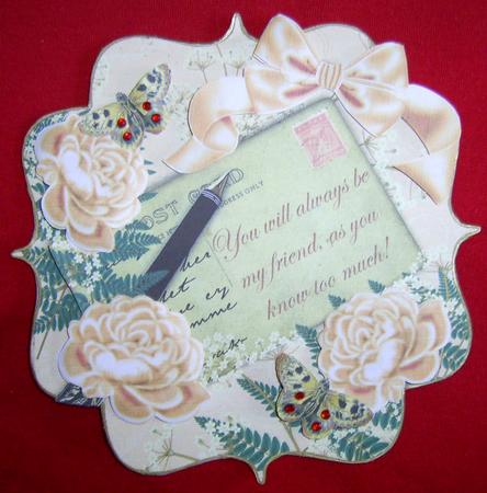 Peach Rose You Will Always Be My Friend Bracket Step by Step by Annmarie Spriggs