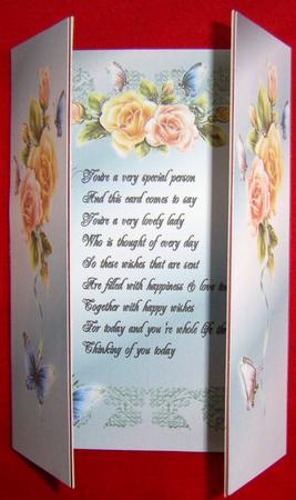 Friendship Verse Gate Fold by Annmarie Spriggs