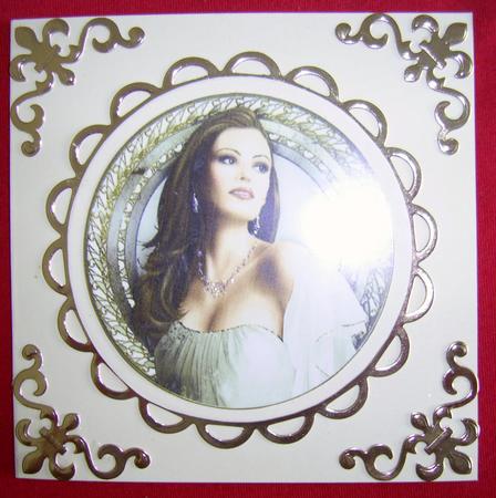 Art Deco Lady Pearl (silver) Topper Sheet by Annmarie Spriggs