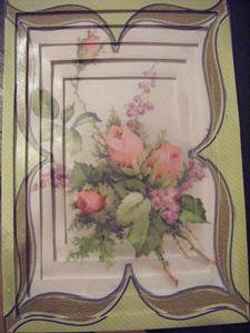 A4 Rose Bouquet Tunnel Card Topper Kit by Ann-marie Vaux