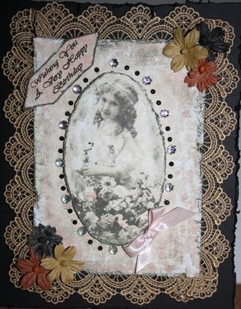 Vintage Birthday Girl by Antonia Kortzi